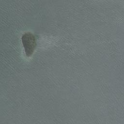 Satellite imagery of Cow and Calf Point, NZ