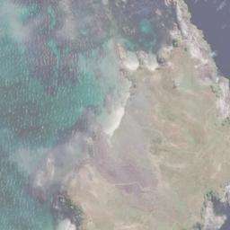 Satellite imagery of Bullers Point (Anglem), NZ