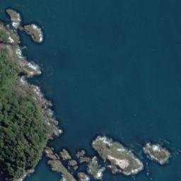 Satellite imagery of Steep Head, NZ