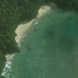 Satellite imagery of Pikaroro Point, NZ
