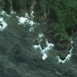 Satellite imagery of White Rocks, NZ