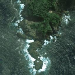 Satellite imagery of White Rocks, NZ