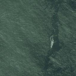 Satellite imagery of White Rocks, NZ
