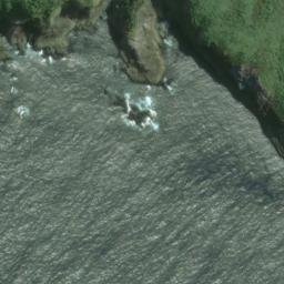 Satellite imagery of Kuri Point, NZ