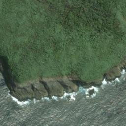 Satellite imagery of Kuri Point, NZ