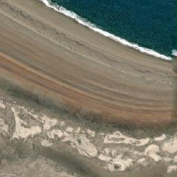 Satellite imagery of Cabo Blanco, AR