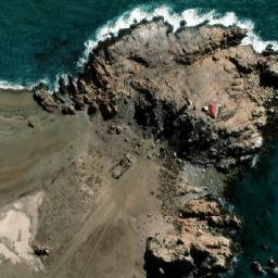 Satellite imagery of Cabo Blanco, AR