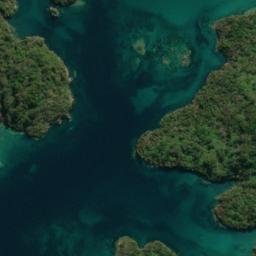 Satellite imagery of Kelp Point, NZ