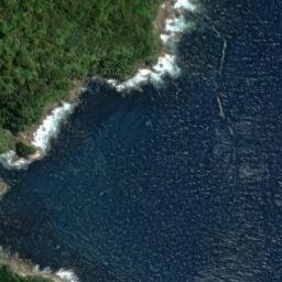 Satellite imagery of Kaninihi Point, NZ