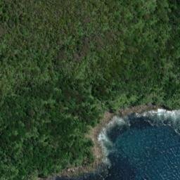 Satellite imagery of Kaninihi Point, NZ