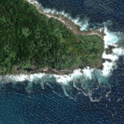 Satellite imagery of Kaninihi Point, NZ