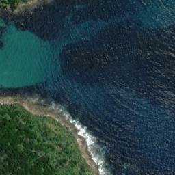 Satellite imagery of Kaninihi Point, NZ