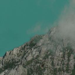 Satellite imagery of Cerro Mesa, AR