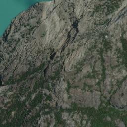 Satellite imagery of Cerro Mesa, AR