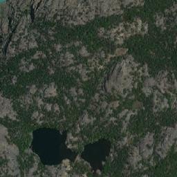 Satellite imagery of Cerro Mesa, AR