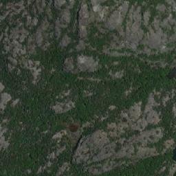 Satellite imagery of Cerro Mesa, AR