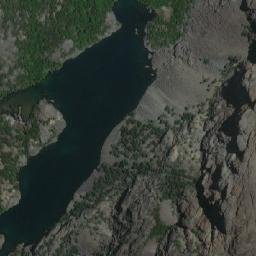 Satellite imagery of Cerro Mesa, AR