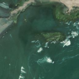 Satellite imagery of Punta Guanacos, AR