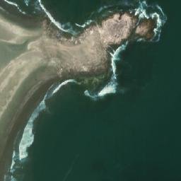 Satellite imagery of Punta Médanos Negros, AR