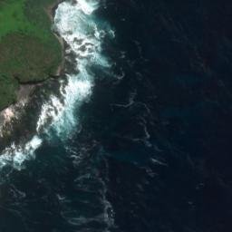 Satellite imagery of North East Cape, NZ