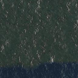 Satellite imagery of Column Rocks, NZ