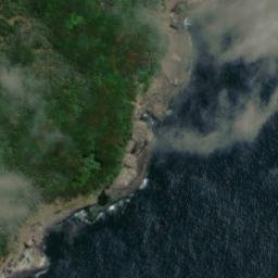 Satellite imagery of Crozier Point, NZ