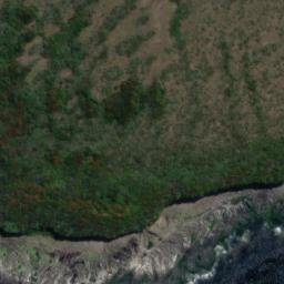 Satellite imagery of Kekeno Point, NZ