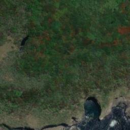 Satellite imagery of Kekeno Point, NZ