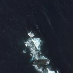 Satellite imagery of Blanche Rock, NZ