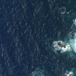 Satellite imagery of Beehive Rocks, NZ