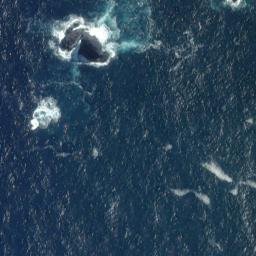 Satellite imagery of Beehive Rocks, NZ