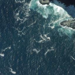 Satellite imagery of Beehive Rocks, NZ