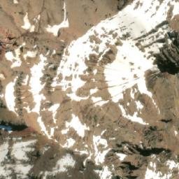 Satellite imagery of Cerro Sin Nombre, AR