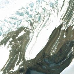 Satellite imagery of Cerro Torre Dedo de Dios, AR