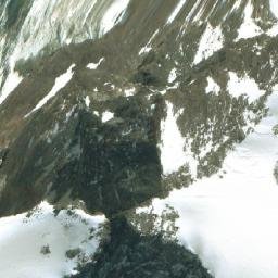Satellite imagery of Cerro Torre Dedo de Dios, AR