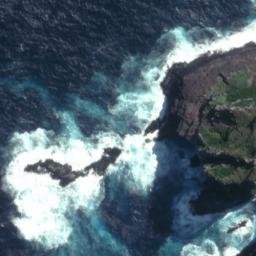 Satellite imagery of Bristow Point, NZ