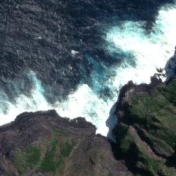 Satellite imagery of Cape Lovitt, NZ