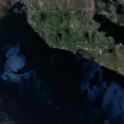 Satellite imagery of Cape Lovitt, NZ