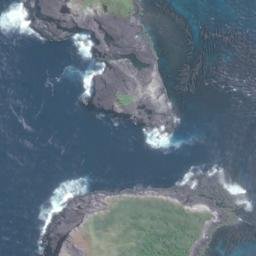 Satellite imagery of Breaksea Point, NZ