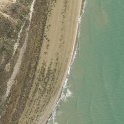 Satellite imagery of Cabo Buen Tiempo, AR
