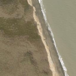 Satellite imagery of Cabo Nombre, AR