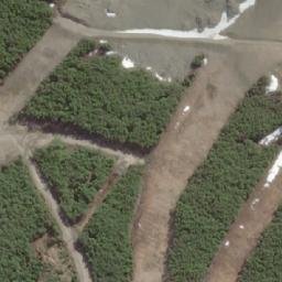 Satellite imagery of Cerro Castor, AR