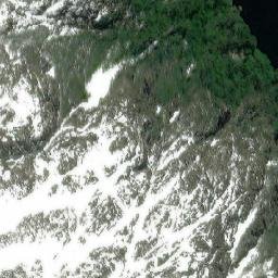 Satellite imagery of Cerro Yunque, CL