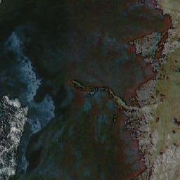 Satellite imagery of Cabo Navidad, CL