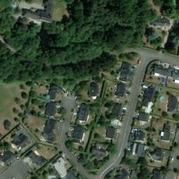 Vue satellite de manoir de la Jalousie
