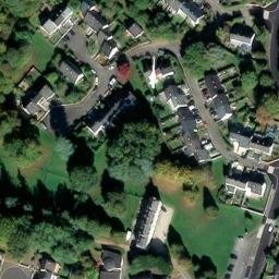 Vue satellite de château de l'Hôpitau