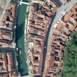 Posnetek iz zraka — Ljubljana mesto