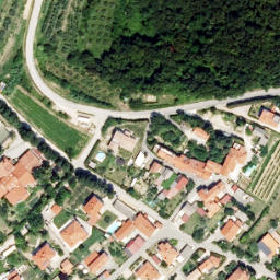 Posnetek iz zraka — Dvori nad Izolo