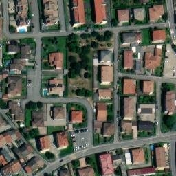 Mappa satellitare VIA U GIORDANO, Vailate