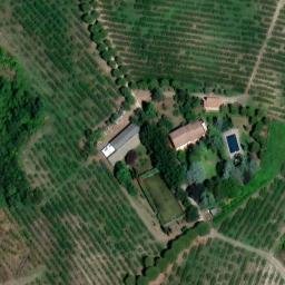 Mappa satellitare VIA MONTECCHIO, Borgo Tossignano